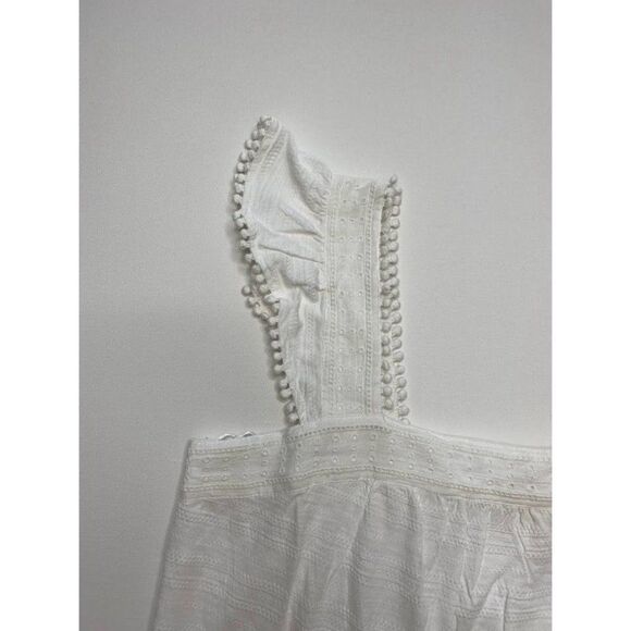 Style & Co Tank‎ Top Small White Women's Cotton Pointelle NEW - Picture 4 of 7